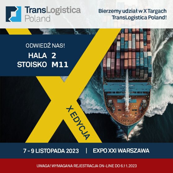 Udział w X Targach TransLogistica Poland