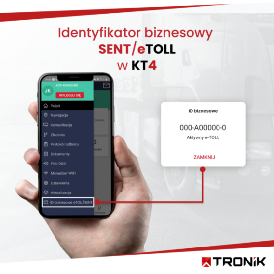 Identyfikator biznesowy SENT/eTOLL w KT4