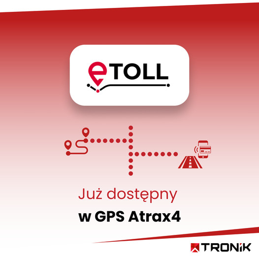 System eTOLL dostępny w GPS ATRAX4